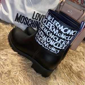 Moncler Boots with hand painted design